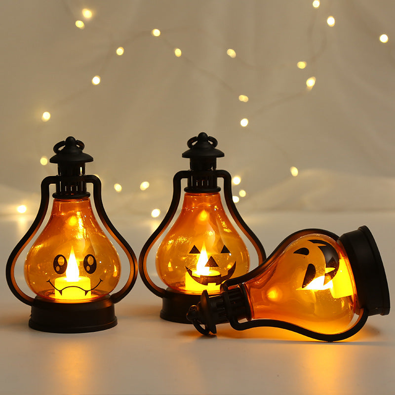 Halloween Decoration Led Electronic Candle Pumpkin-shaped Lights