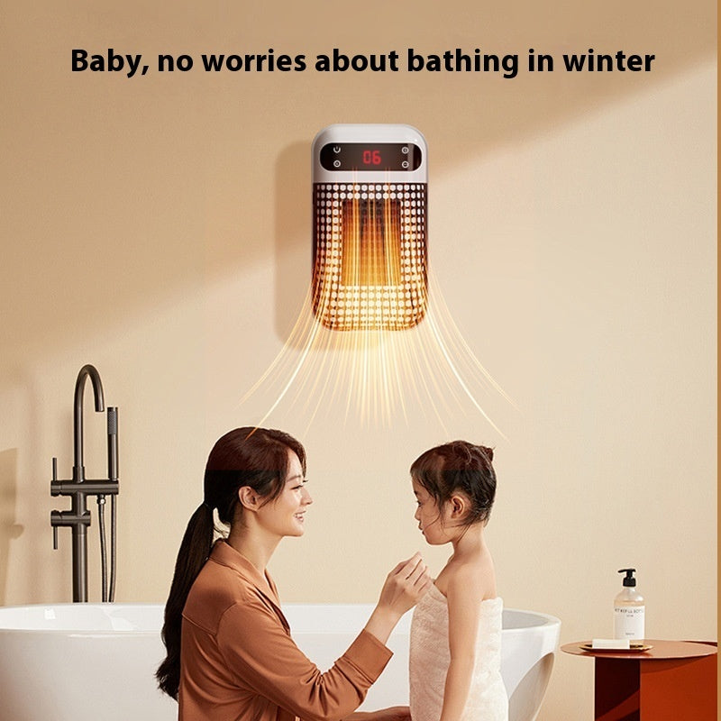 Mute Portable Wall-mounted Mini Fan Heater